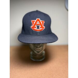 New Era Auburn Tigers Navy Fitted Hat 7 1/2